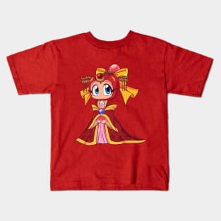 Akabon Japanese hime Kids T-Shirt